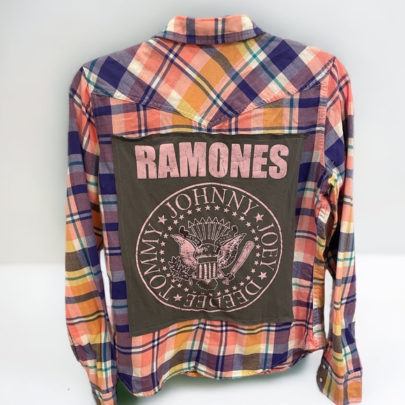 Tops - Ramones Flannel Shirt